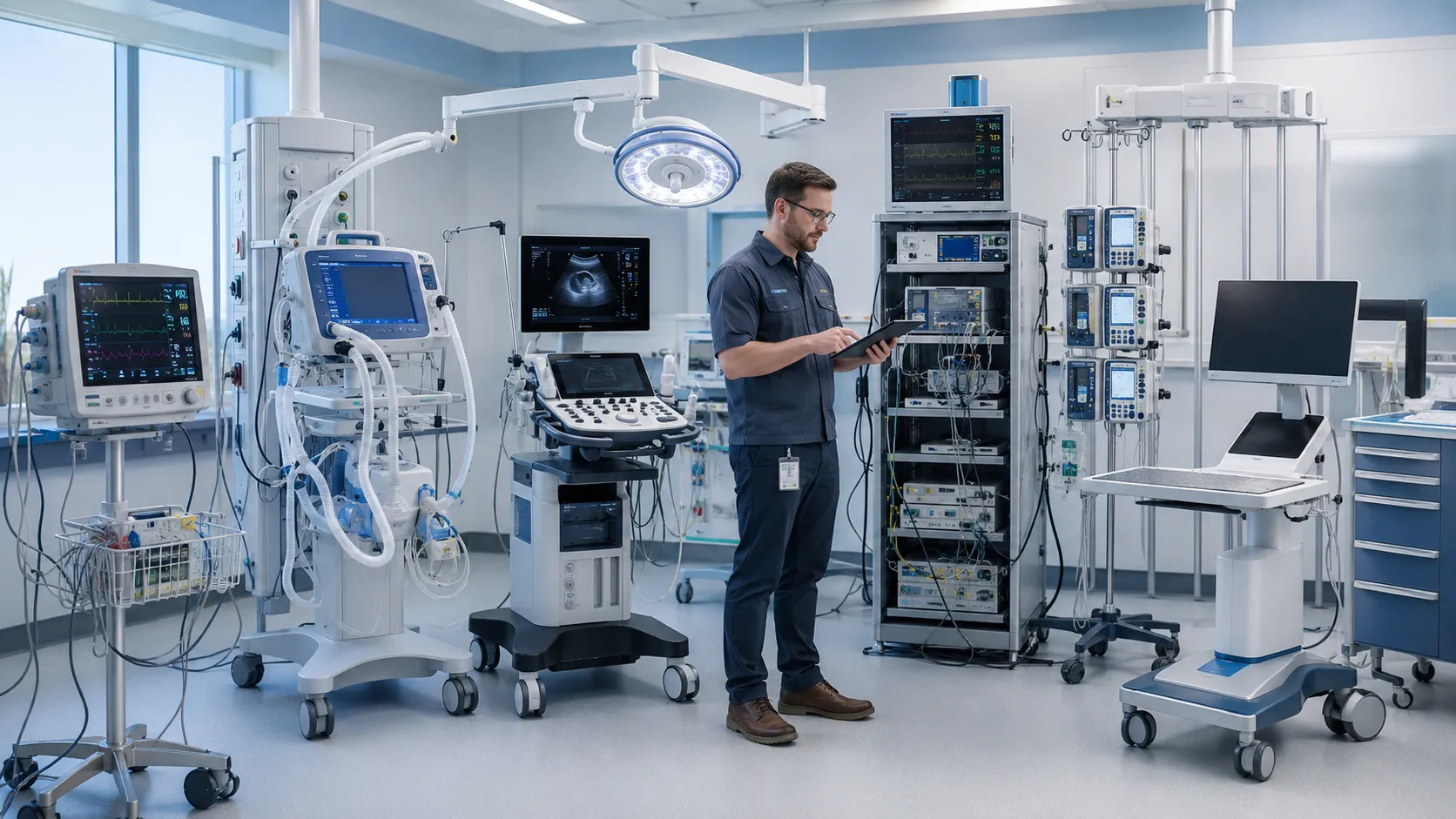 Critical care and diagnostic equipment installed with ChildFund International in Bangalore